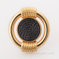 Fashion gold Shank Button For Overcoat